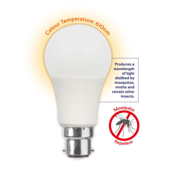Eurolux B22 LED Specialist Light Bulb Orange 6W