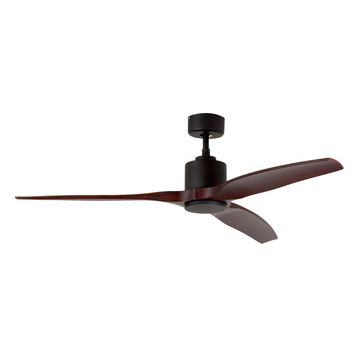 EUROLUX FAN 3 BLADE DARK WOOD & BLACK