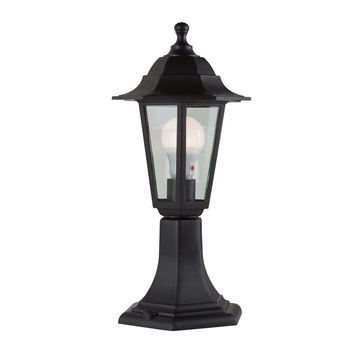  Eurolux 6 Panel Outdoor Lantern Light Black Plastic