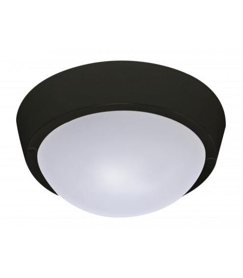RADIANT LED OUTDOOR BULKHEAD 10W BLACK