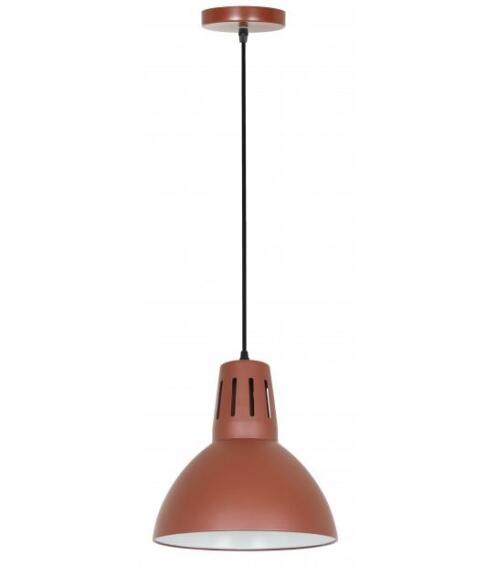 pendant light rust dome 