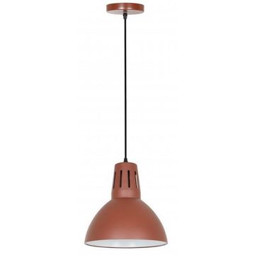 pendant light rust dome 