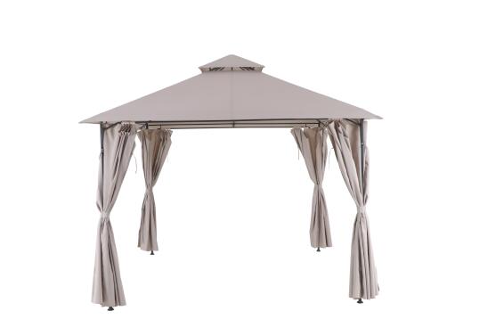 NATERIAL GAZEBO OXIS COVER STEEL 300X300CM TAUPE