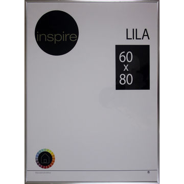 Inspire frame  lila silver 60x80cm