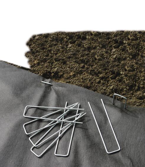 Weed Guard, Staples for Film, 20 Pieces, GEOLIA, 30mmx140mm