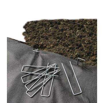 Weed Guard, Staples for Film, 20 Pieces, GEOLIA, 30mmx140mm