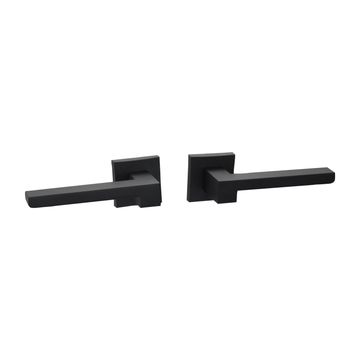 Door handle rose manuela aluzamak matte black