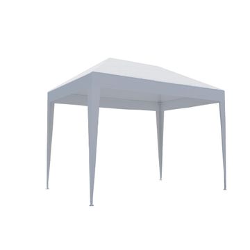 1P SERO STEEL GAZEBO 2m x 3m WHITE