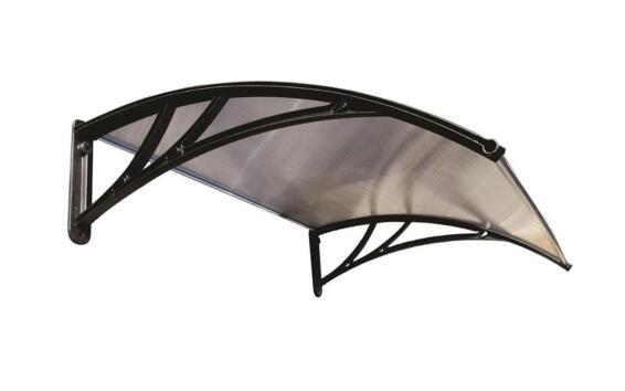 Awning multiwall clear W2400mm X D1000mm