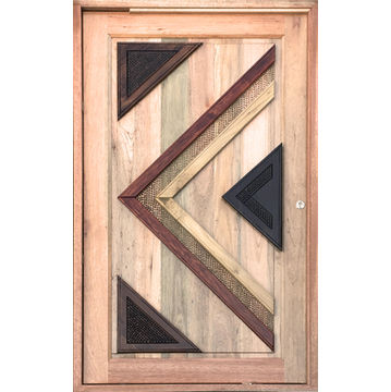 Entry Door Meranti with Frame (prehung) Triangle Pivot Left Hand Opening-w1200x2100mm