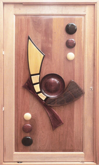 Entry Door Meranti with Frame (prehung) Ball Pivot Right Hand Opening-w1200x2100mm
