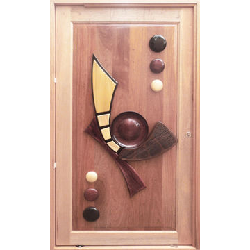 Entry Door Meranti with Frame (prehung) Ball Pivot Right Hand Opening-w1200x2100mm