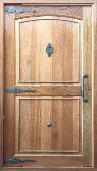 Entry Door Meranti with Frame (prehung) 2 Panel Ruff Pivot Right Hand Opening-w1200x2100mm