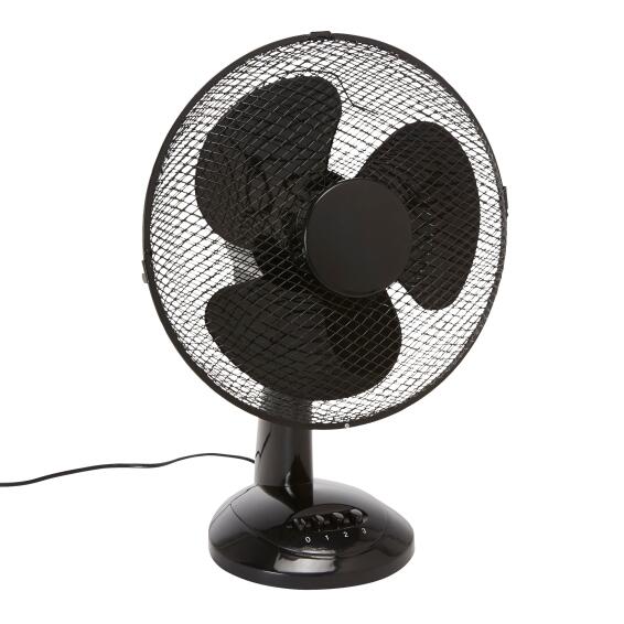 Equation  desk fan 30cm 40w black s24