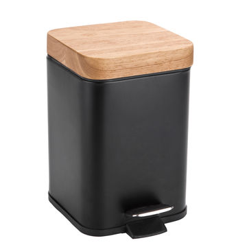 Sensea Scandi Dustbin Matt Black 3L