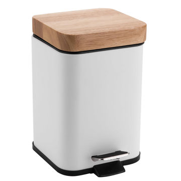 Sensea Scandi Dustbin Matt White 3L