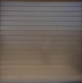 Garage Door Sectional Aluzinc Stripe Bronze-Single-w2440xh2140mm