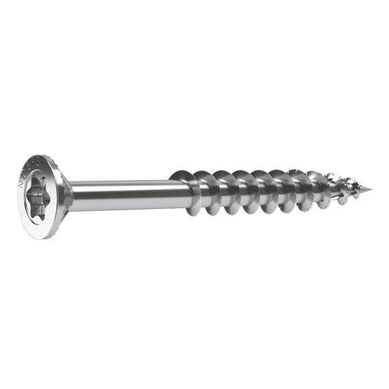CHIPBOARD SCREW FLAT COUNTERSUNK TTAP, STEEL WZP+CR3+SEAL+WAX, 6X90, 6P