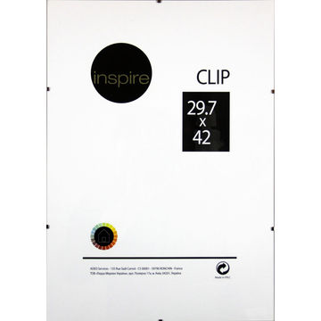 Inspire pic frame clip clear 29,7x42 