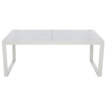 Table NATERIAL ceramic light grey 190cm x 300cm x 100cm aluminium & glass