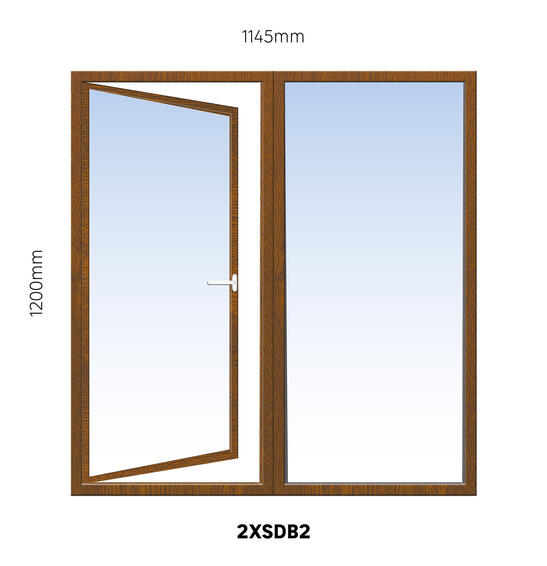 WINDOW WOOD 2XSDB2 1145X1200MM