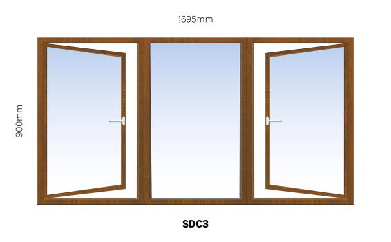 WINDOW WOOD SDC3 1695X900MM