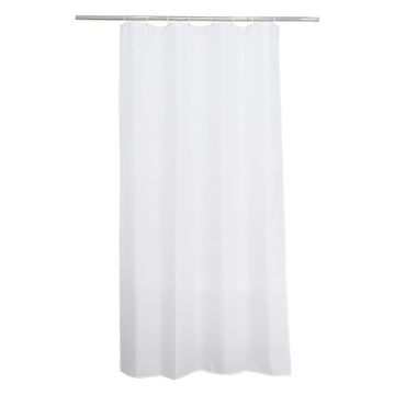 Shower curtain Sensea HAPPY WHITE