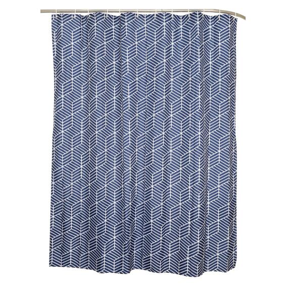 Sensea Neo Shower curtain Polyester Material Neo Glam W180cmxH200cm