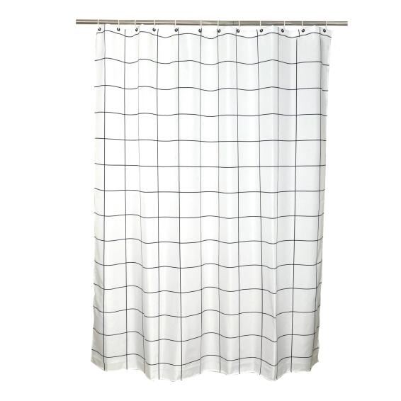 Shower curtain Sensea NEO GRID SQUARED