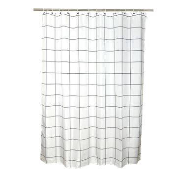 Shower curtain Sensea NEO GRID SQUARED