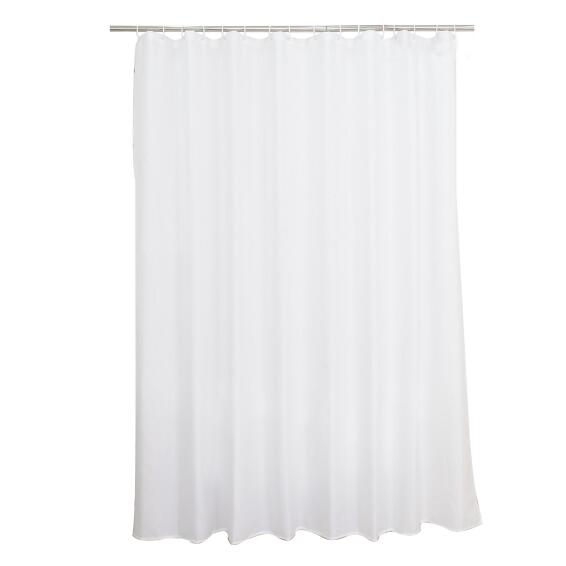 Sensea Happy Shower curtain White W240cmxH200cm