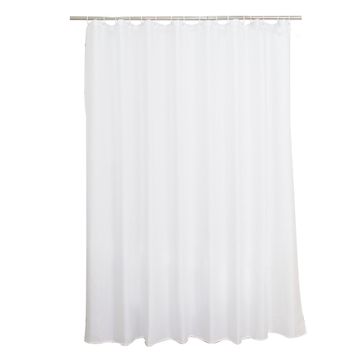 Sensea Happy Shower curtain White W240cmxH200cm