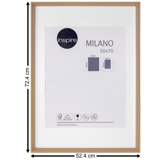 Inspire pic frame milano wood 50x70 