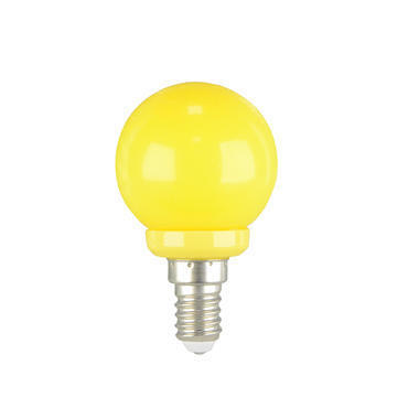 led light bulb  P45 E14 1w yellow