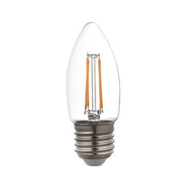 Lexman C35 E27 LED Decorative Light Bulb Warm White 4W