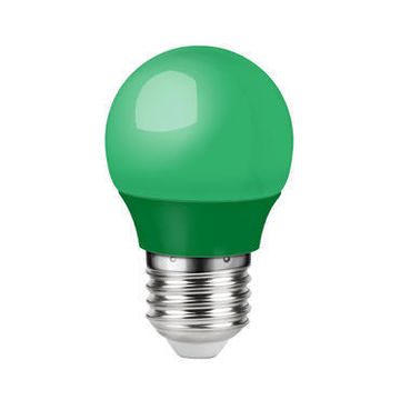 LED BULB P45 E27 3W 20LM GREEN 150Â° 1000