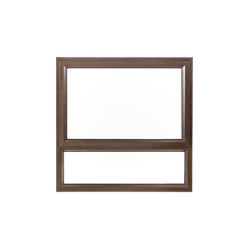 Top Hung Aluminium Window Charcoal with Obscure Glass PT99 1 Vent W900 x H900mm