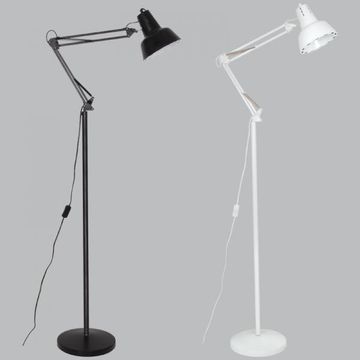 Brightstar Industrial Floor Lamp White