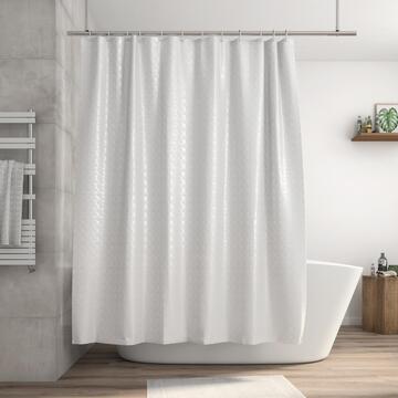 Sensea Shower Curtain 3D Transparent Cube W180cmx200cm