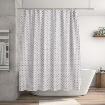 Sensea Atomic Small Graphism Fossil Polyester Shower Curtain W180cmxH200cm 