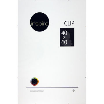 Inspire pic frame clip clear 40x60 