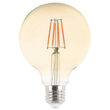 Bright star  g95 4w led e27 2700k amber filament bulb
