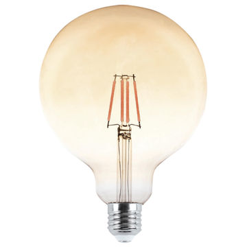 Bright star g125 6w led e27 2700k amber filament bulb