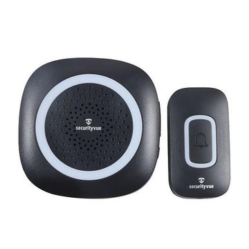 SECURITYVUE SMARTHOME WIRELESS DOOR CHIME WITH RGB BLACK -SVWDC7