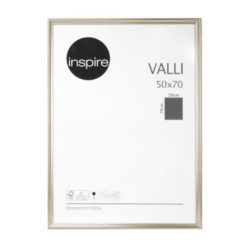 Inspire frame valli silver 50x70cm