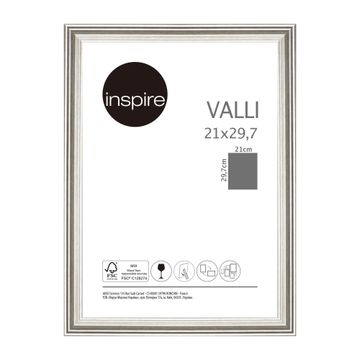 Inspire frame valli silver 21x29.7cm