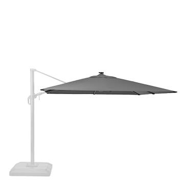 Naterial Side Umbrella Replacement Cover Dark Grey 290cmx290cm