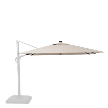 Naterial Side Umbrella Replacement Cover Taupe 290cmx290cm