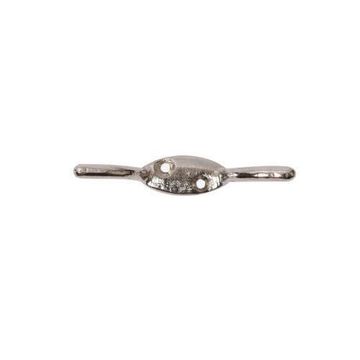 Curtain cleats chrome