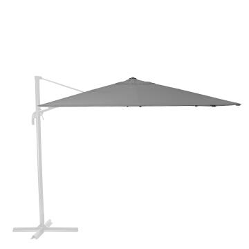 Naterial Umbrella Replacement Cover Aluminium Dark Grey 290cmx290cm